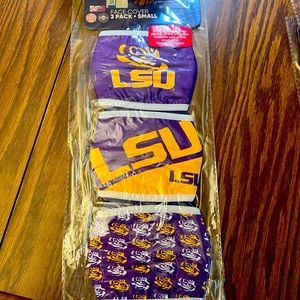 Small face mask. LSU package of 3.